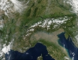 Les Alpes en automne - source : visibleearth.nasa.gov