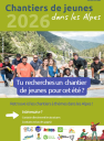 Livret Chantiers de jeunes dans les Alpes 2026